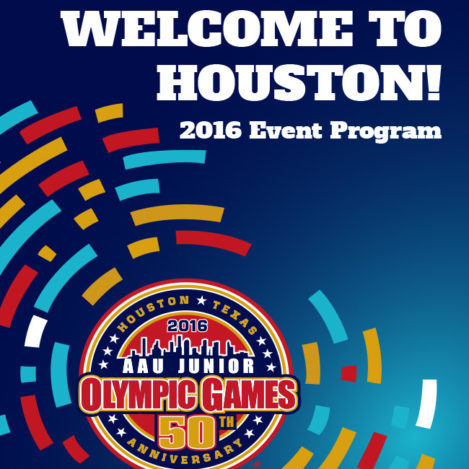 AAU Junior Olympics 50th Anniversary Program Books
