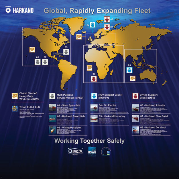 Harkand tradeshow graphic design by Lauren Blyskal