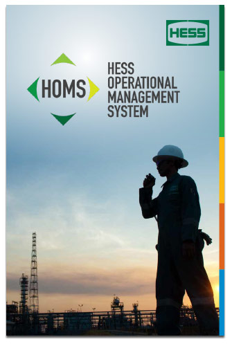 Hess HOMS Manual brochure design by Lauren Blyskal