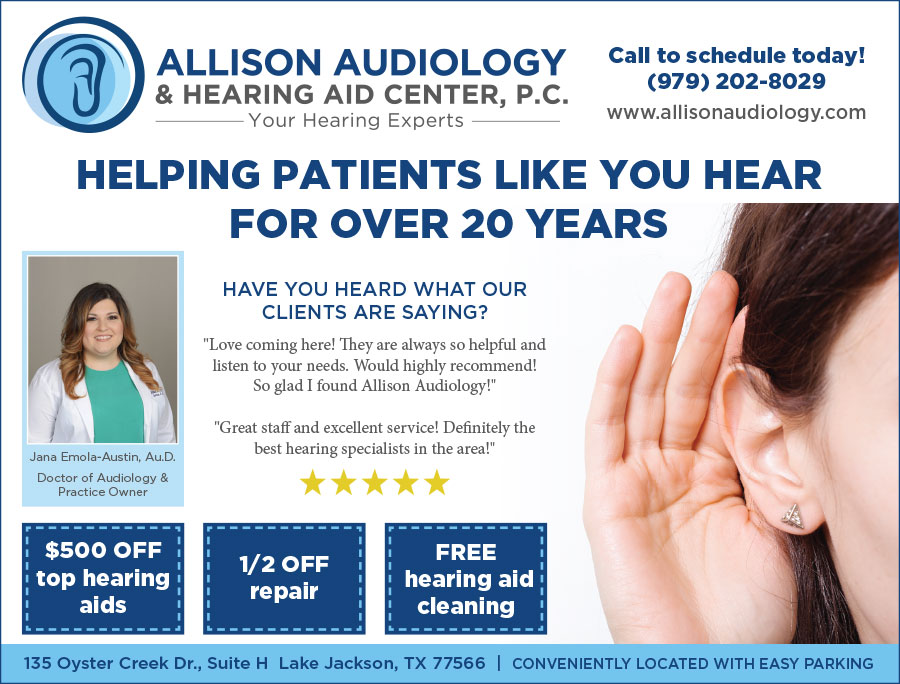Allison Audiology & Hearing Aid Center Advertisement