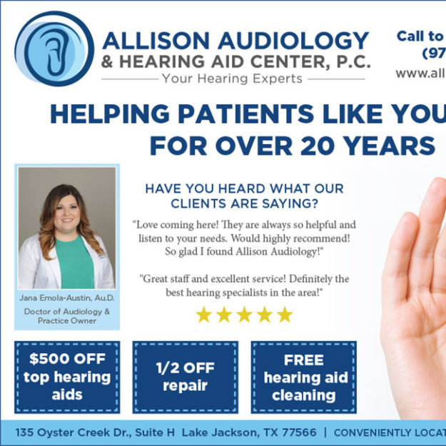 graphic design advertisement design - Allison Audiology